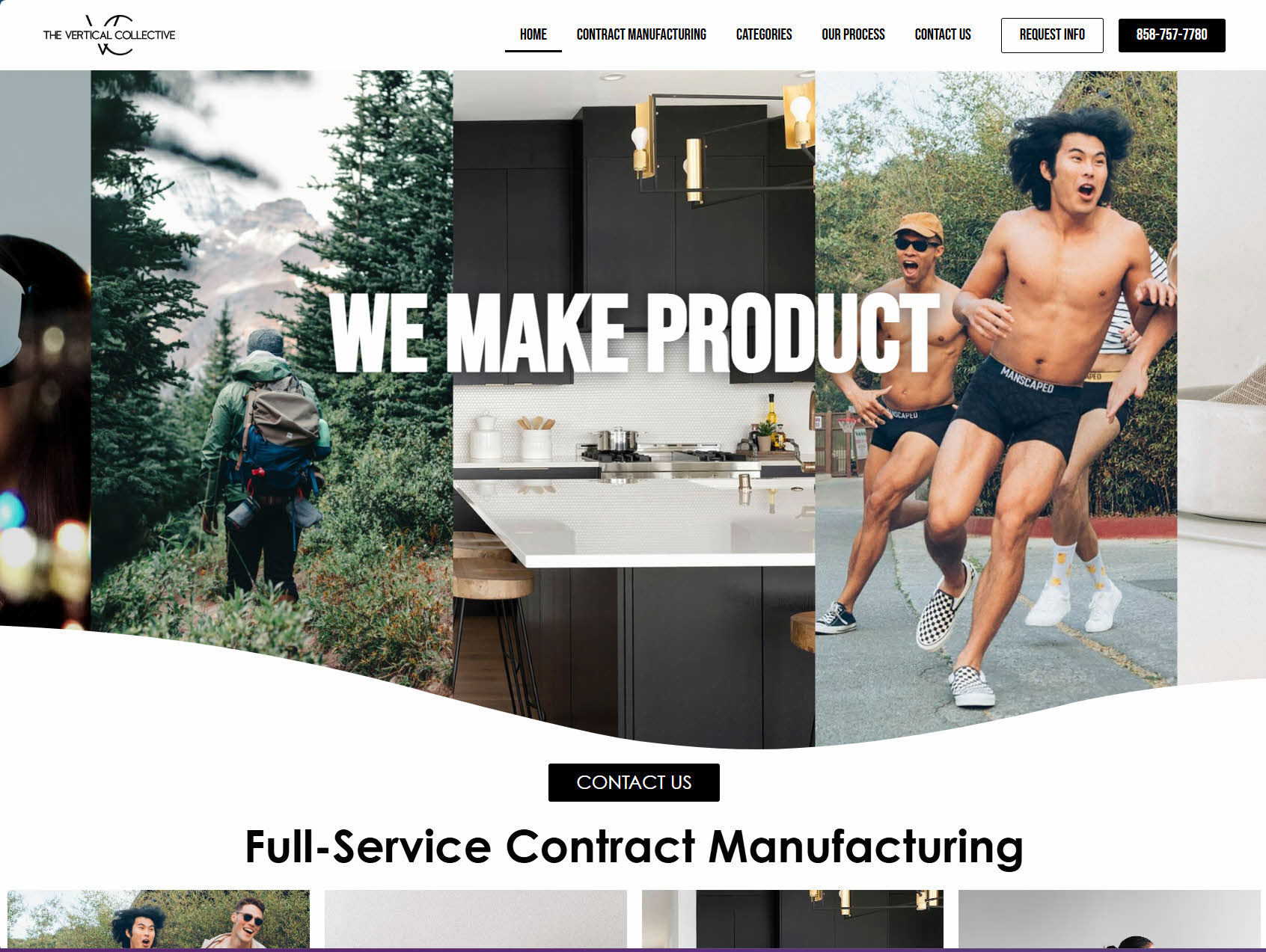 The Vertical Collective website screenshot